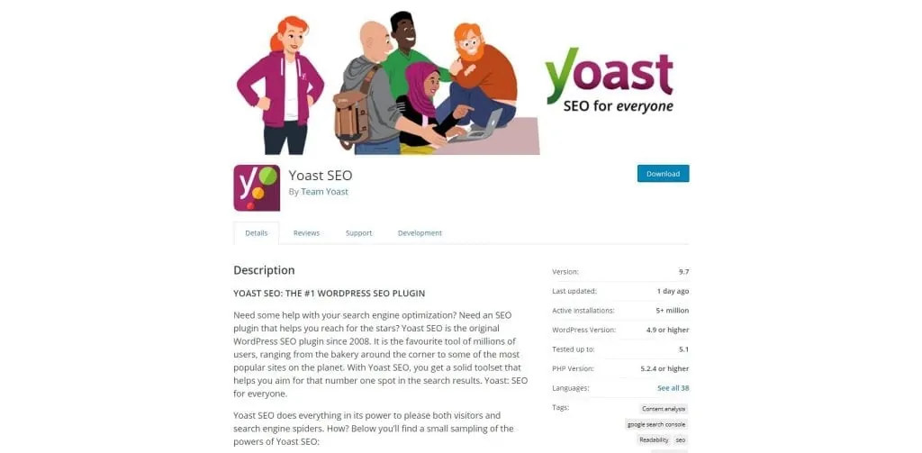 yoast SEO plugin